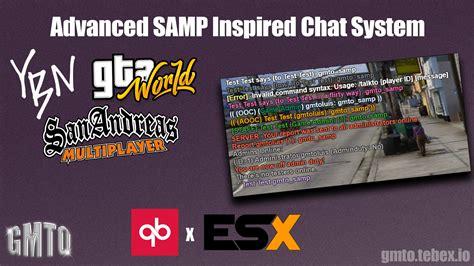 esxmp|(FiveM) (ESX) SA:MP Inspired chat [Bandz] .